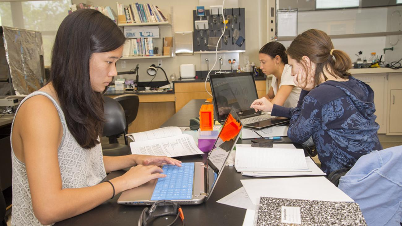 Summer research in Professor Karen Parfitt’s lab