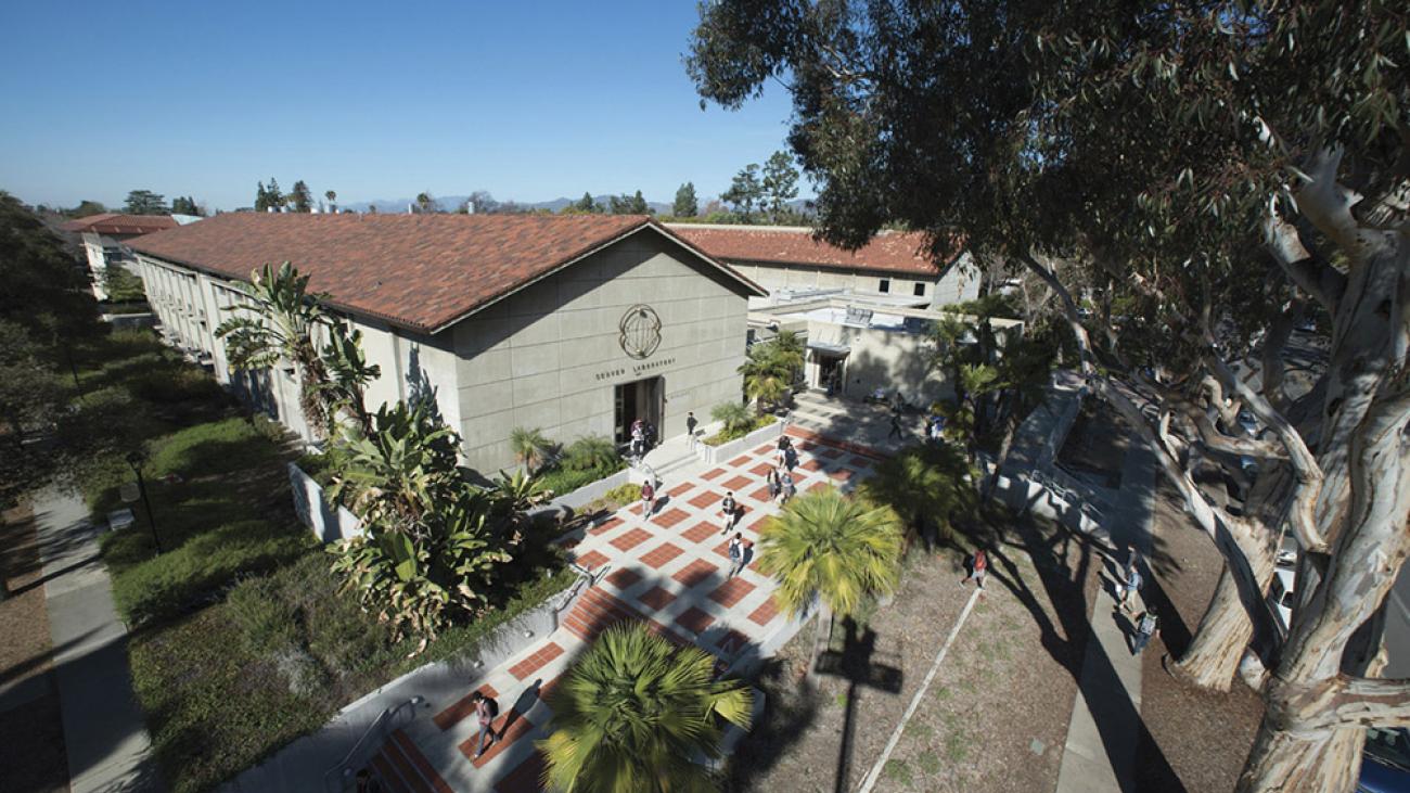 Seaver South, one of two facilities housing Biology